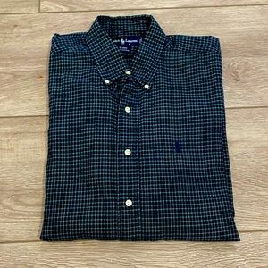 Ralph Lauren Men's Flannel Button Down Shirt Sz L